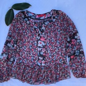 “Elle” Small Floral Blouse